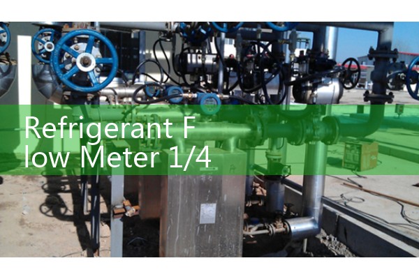 Refrigerant Flow Meter 1/4 Inch: Threaded Compression Links for Laboratory Skids